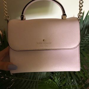 pastel pink kate spade bag